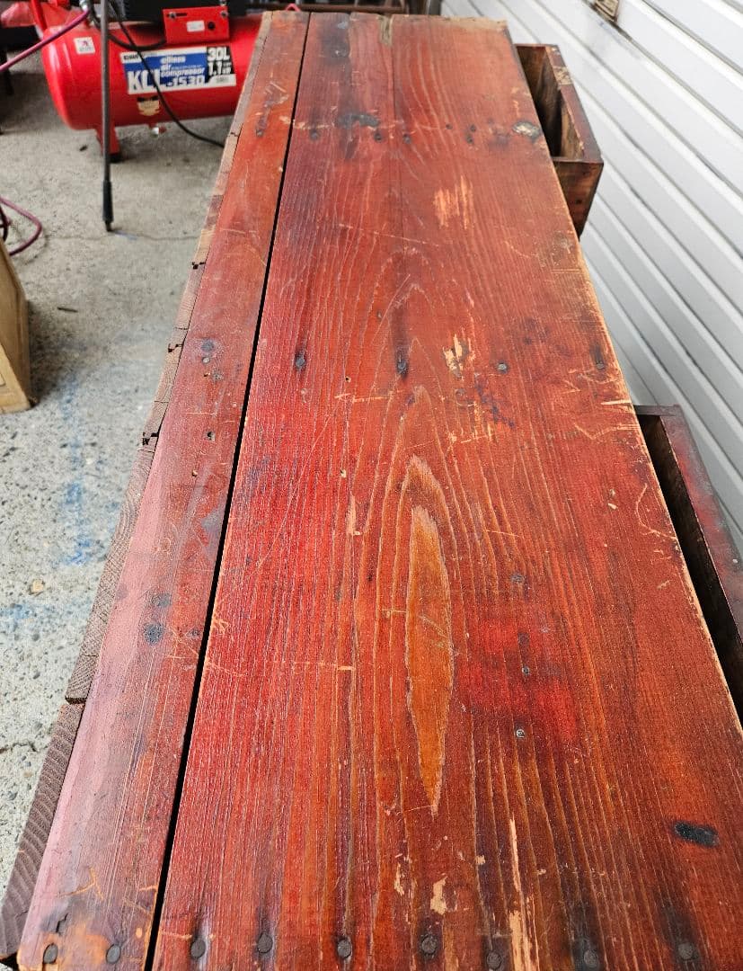 ヴィンテージ 古い木の抽斗 12杯 チェスト 古家具 箪笥 木製 アンティーク