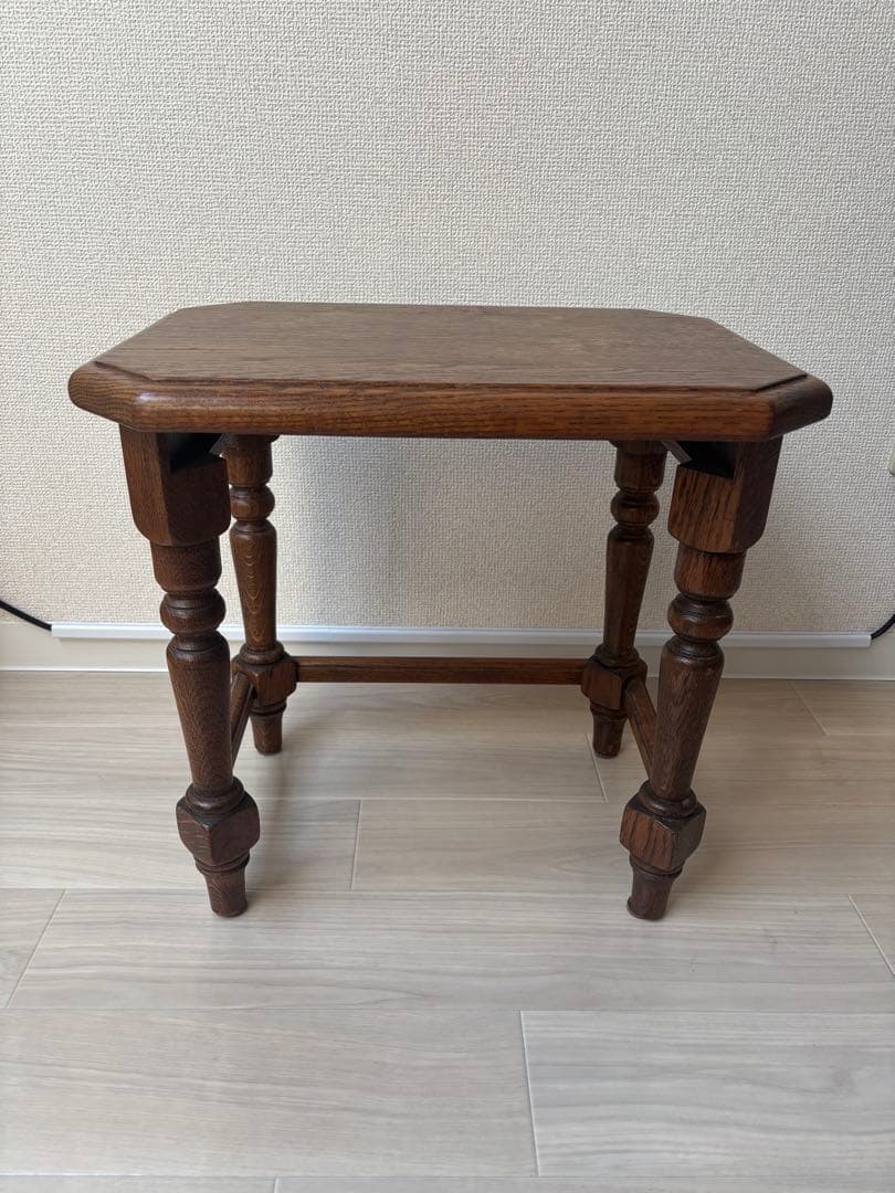 【引き取り限定】ヴィンテージ　木製サイドテーブル