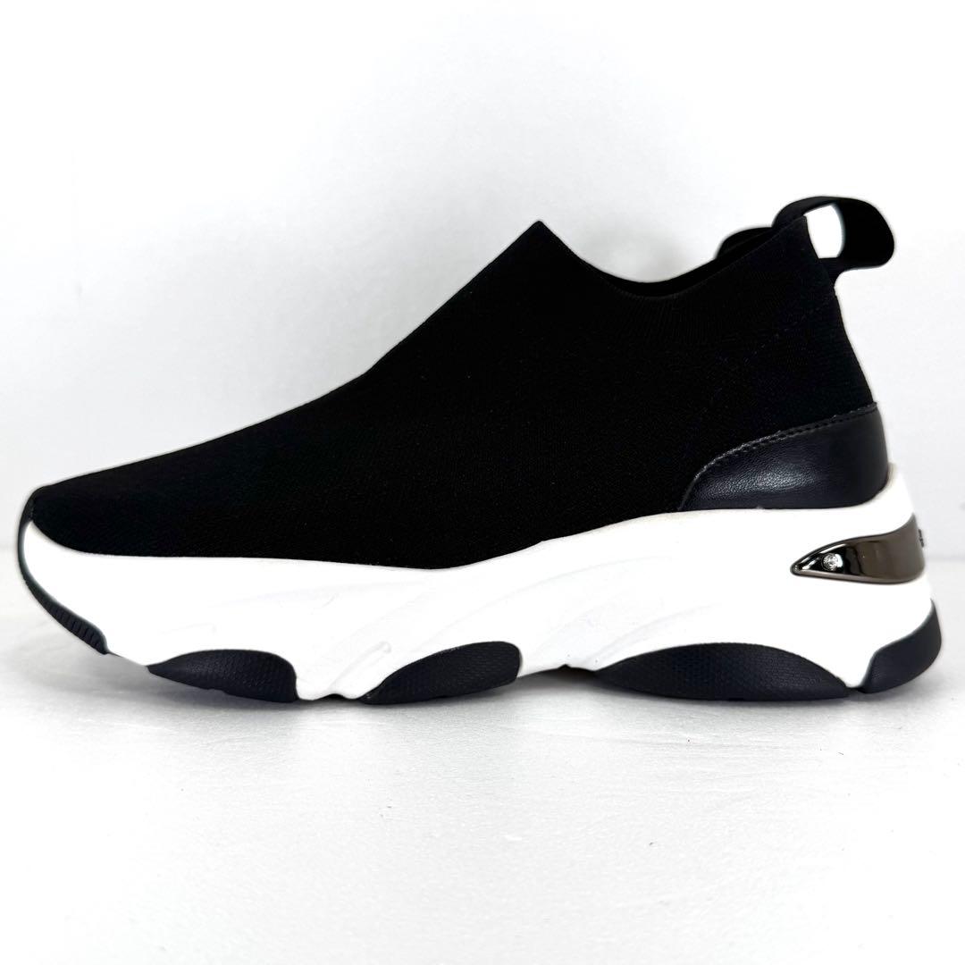 【+diana】 プラスダイアナ （24.5） ニットソックススニーカー 美品