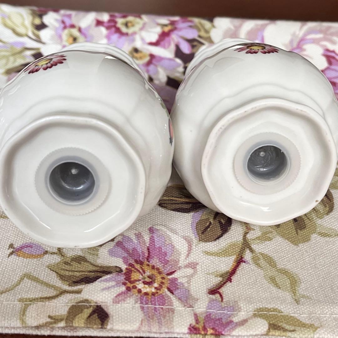 【レア美品】ビレロイ＆ボッホ★プチフルール★大きなソルト＆ペッパー