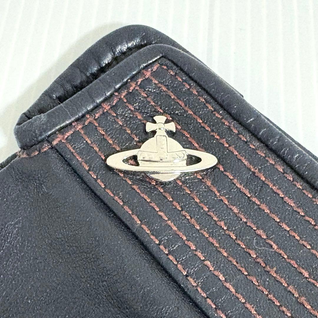 美品　ヴィヴィアンウエストウッド　革手袋　本革　ブラック