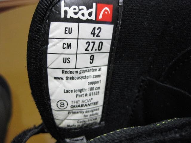 HEAD　EIGHT BOA 　エイトボア　27㎝