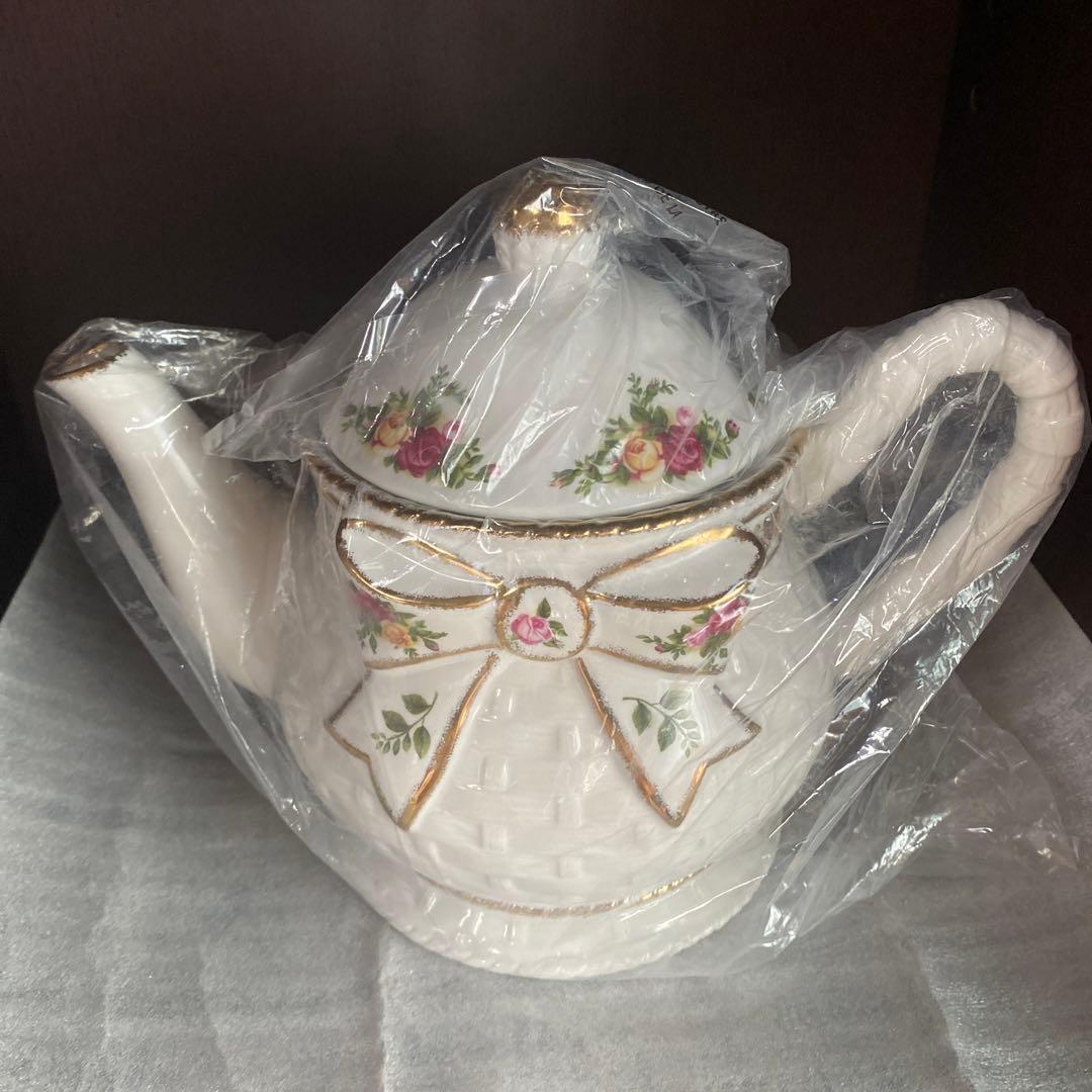 ロイヤルアルバート　バスケットウィーブ　トリオ