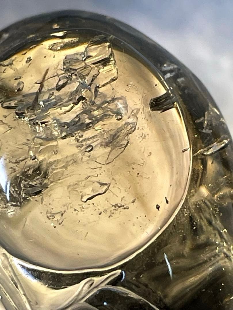 水入り☆スモーキークォーツ☆観音様