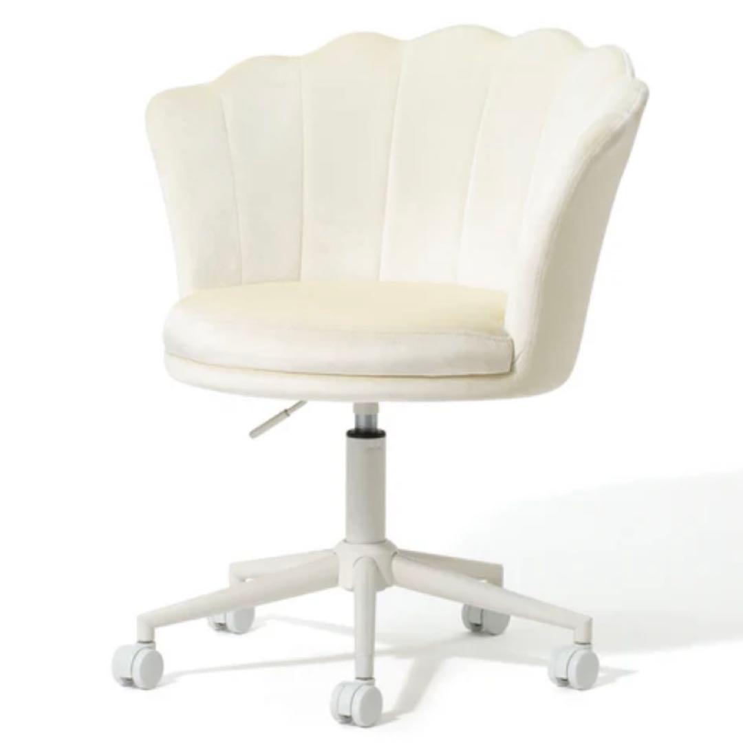 francfranc シェル　デスクチェア　ホワイト