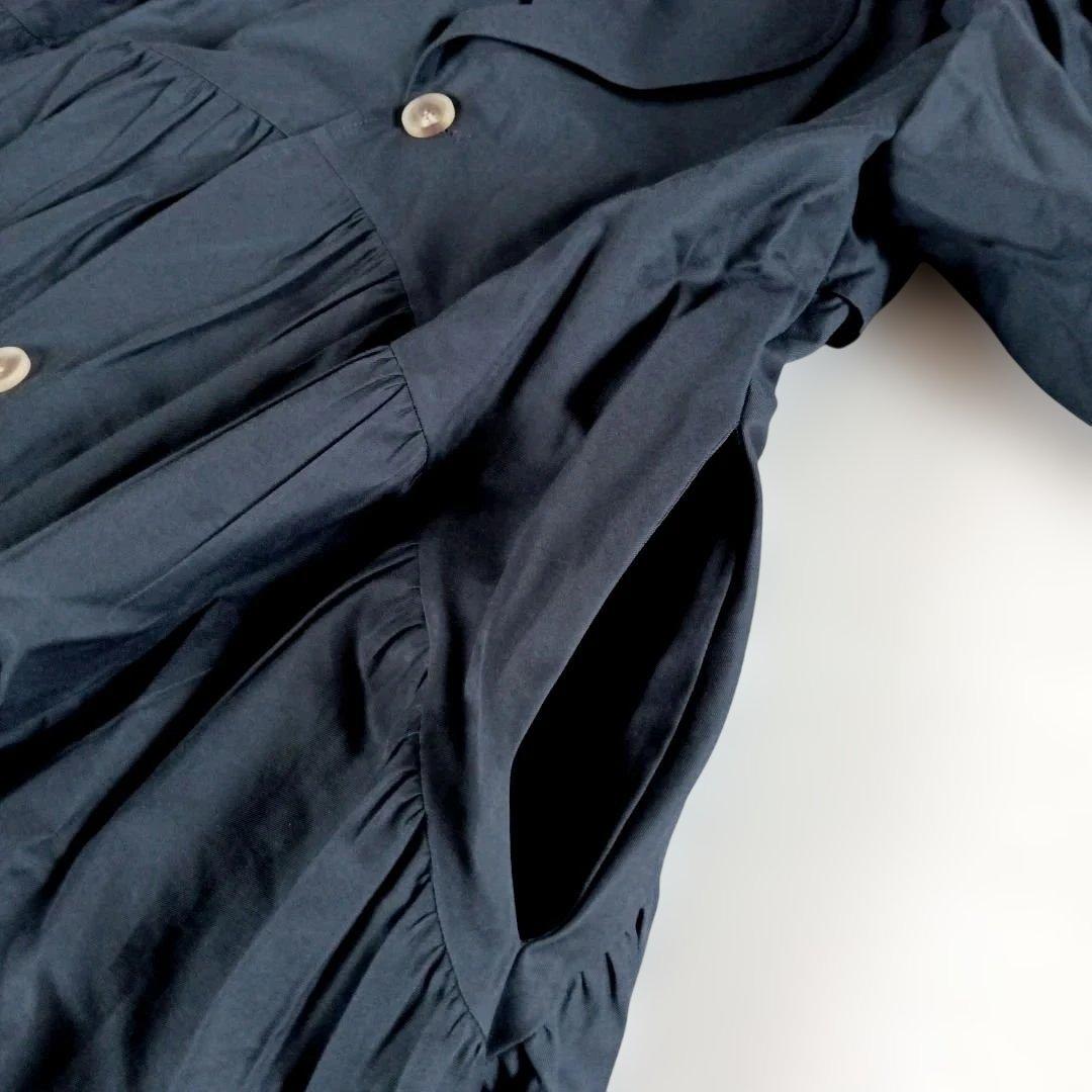 美品タグ付◆poppy スプリングコート　バルーンスリーブ　フレア　あさぎーにょ