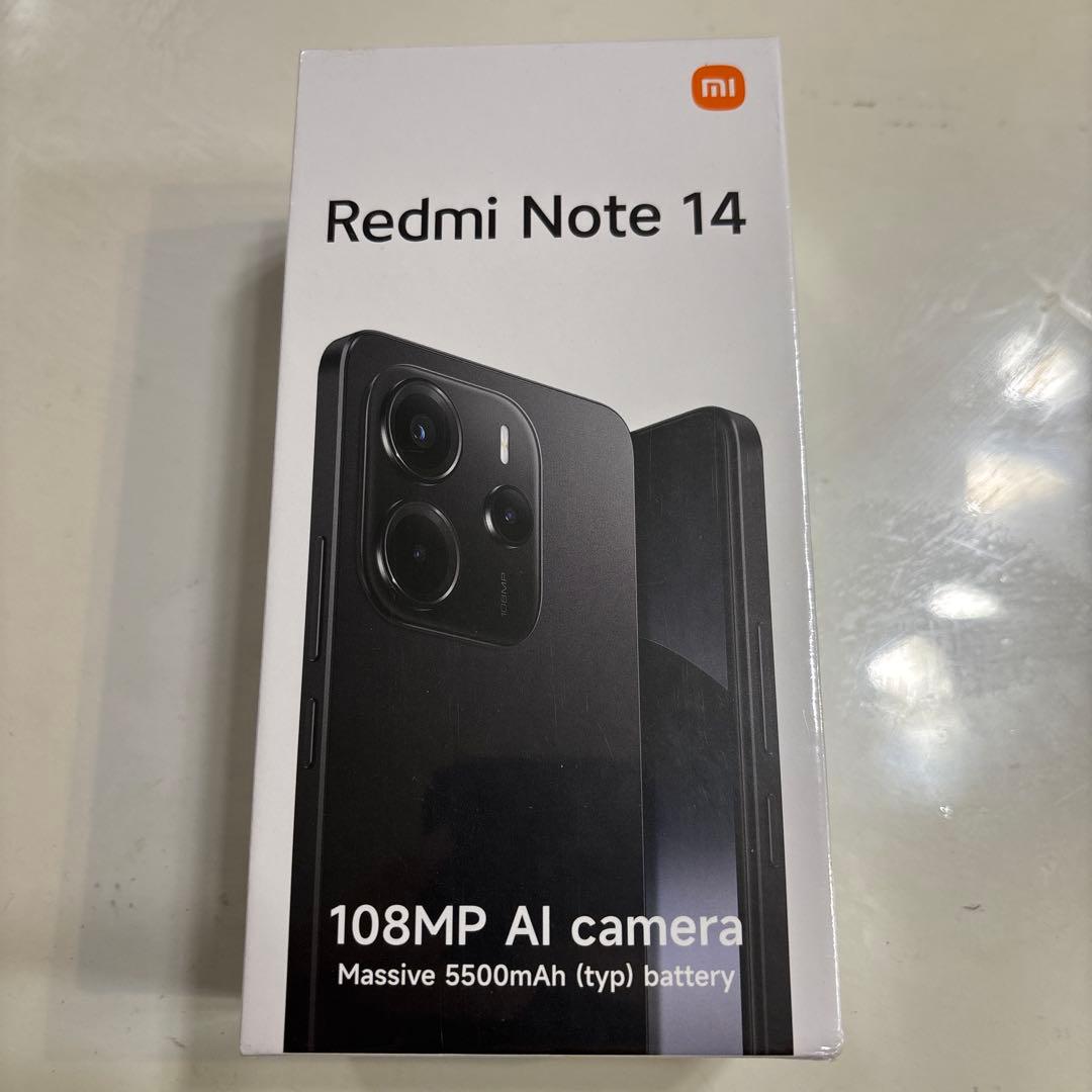 スマートフォン本体 Redmi Note 14 8GB/256GB Midnight Black
