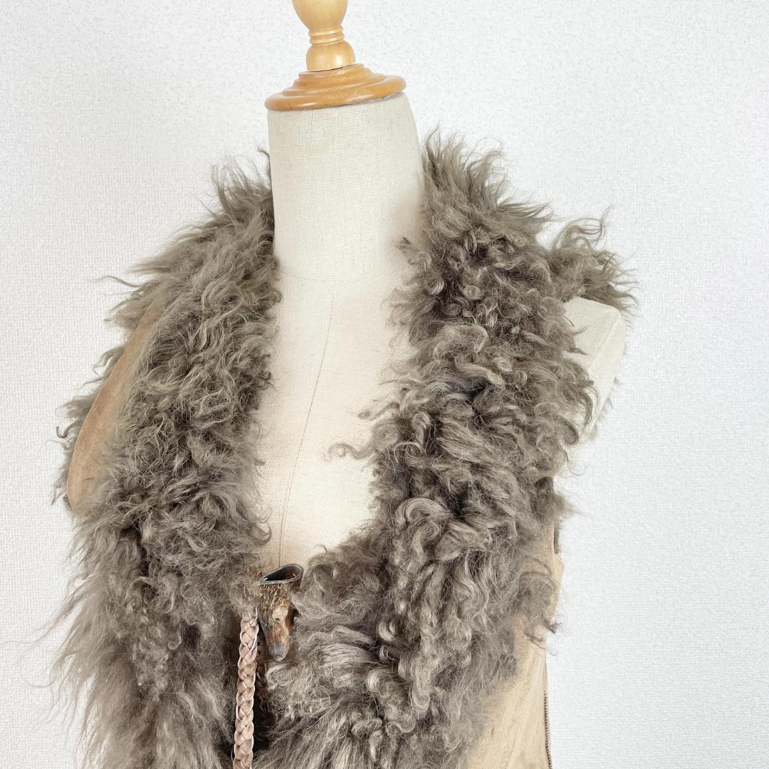 goa カルガンラム 本革 レザー ベスト