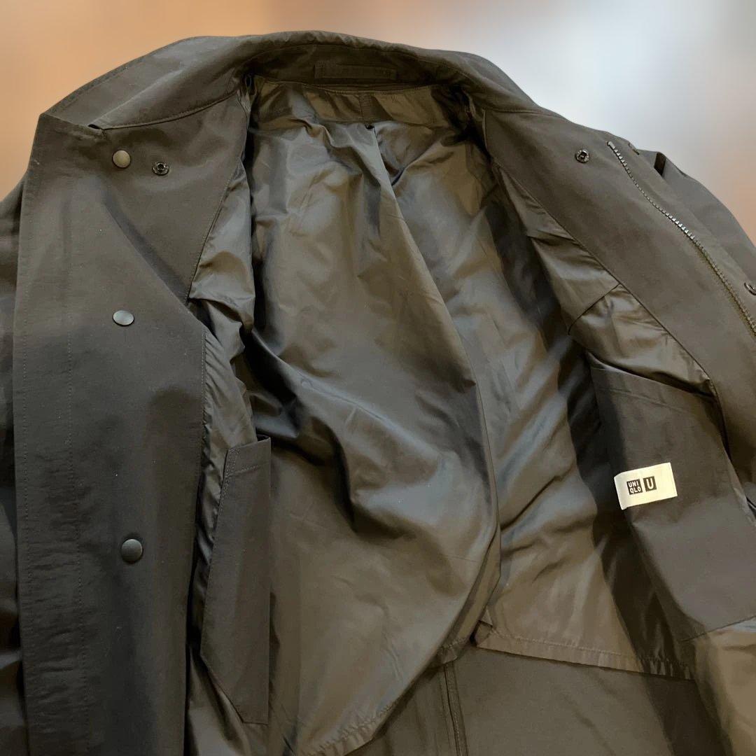UNIQLO U 2025ステンカラーコート ブラック