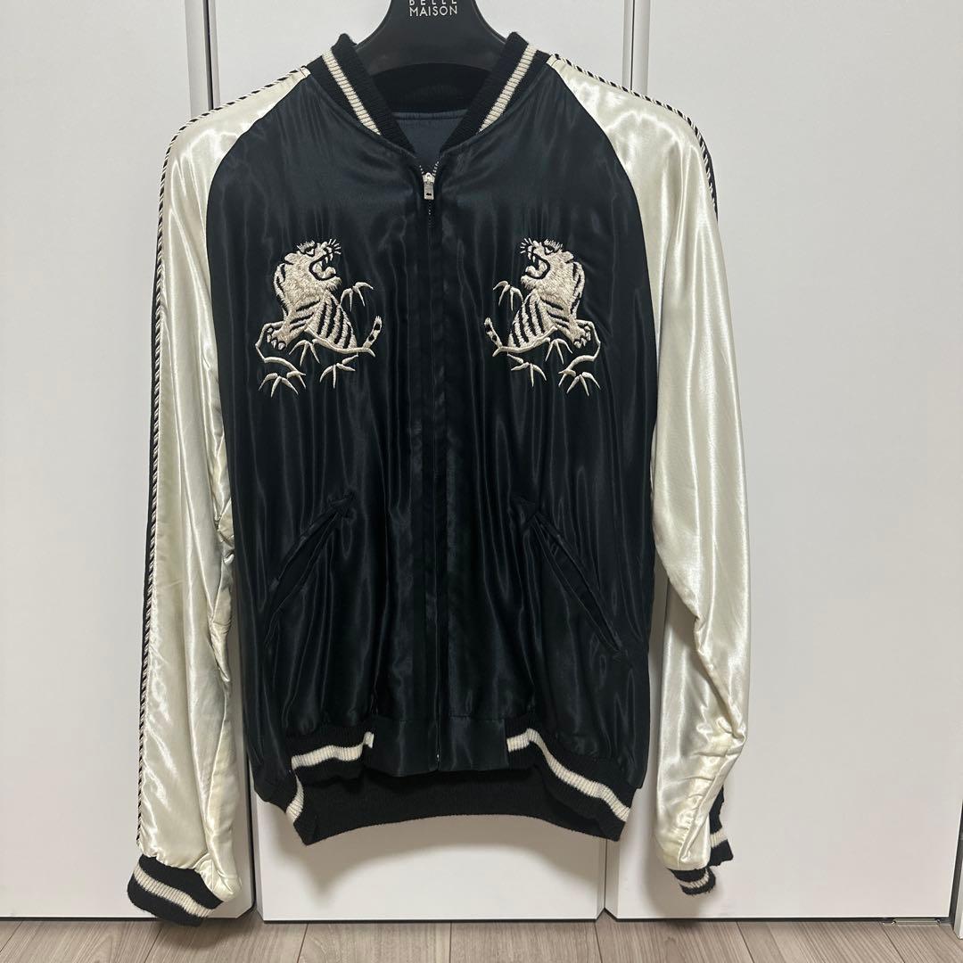 東洋　スカジャン 黒・白