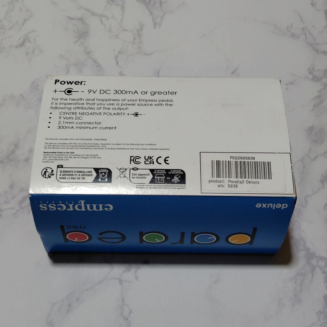 Empress Effects ParaEQ MKII Deluxe + 電源