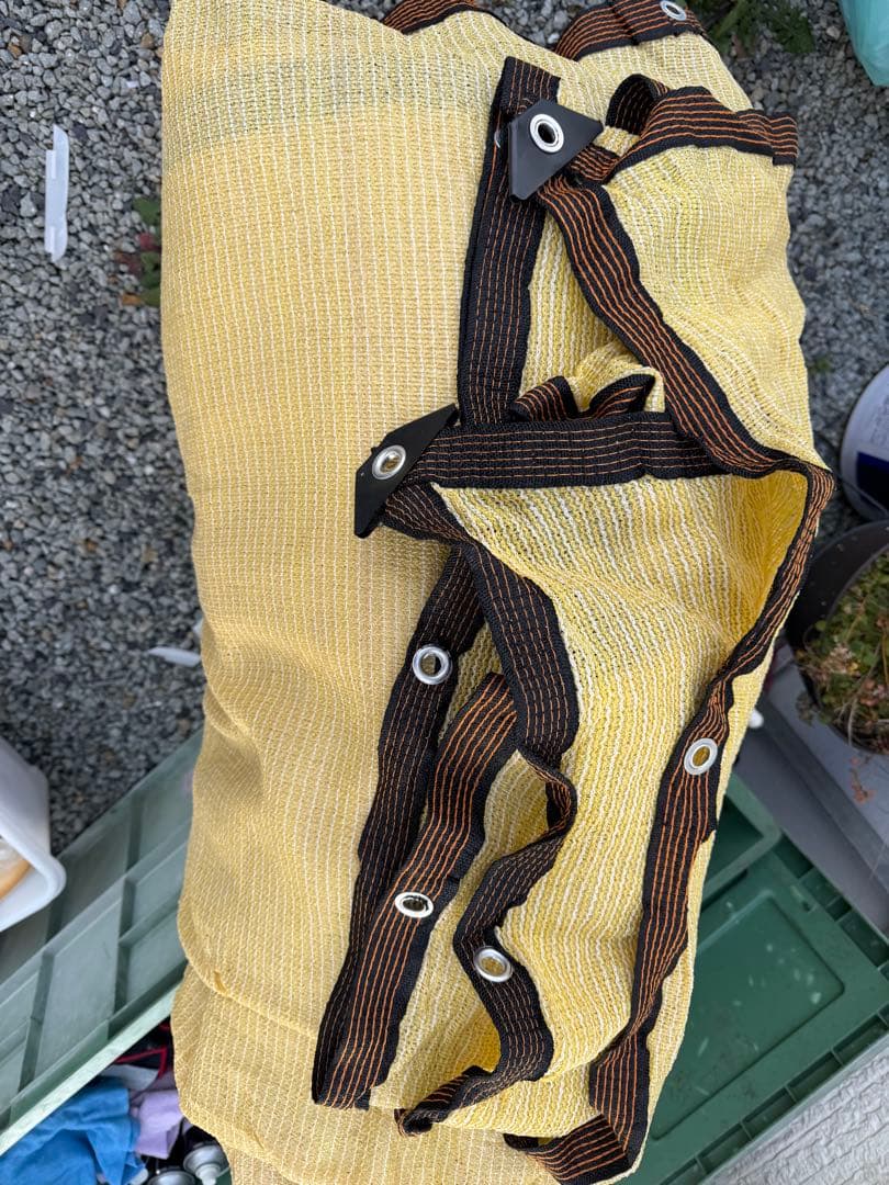 イエロー サンシェード 6M×6M 高密度ポリエチレン