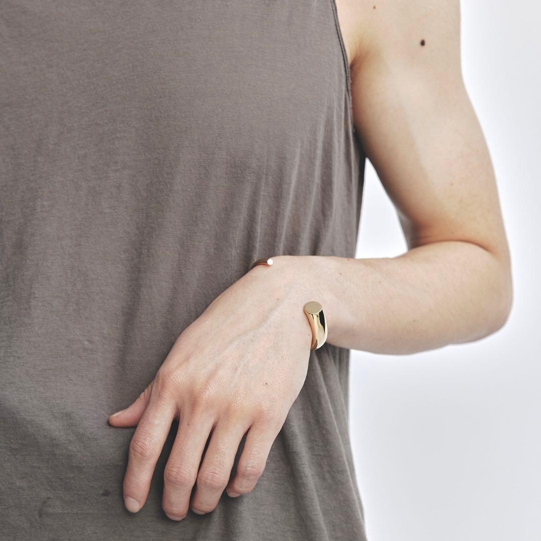 h'eres 202 HORN BANGLE gold サイズ1 シルバー925