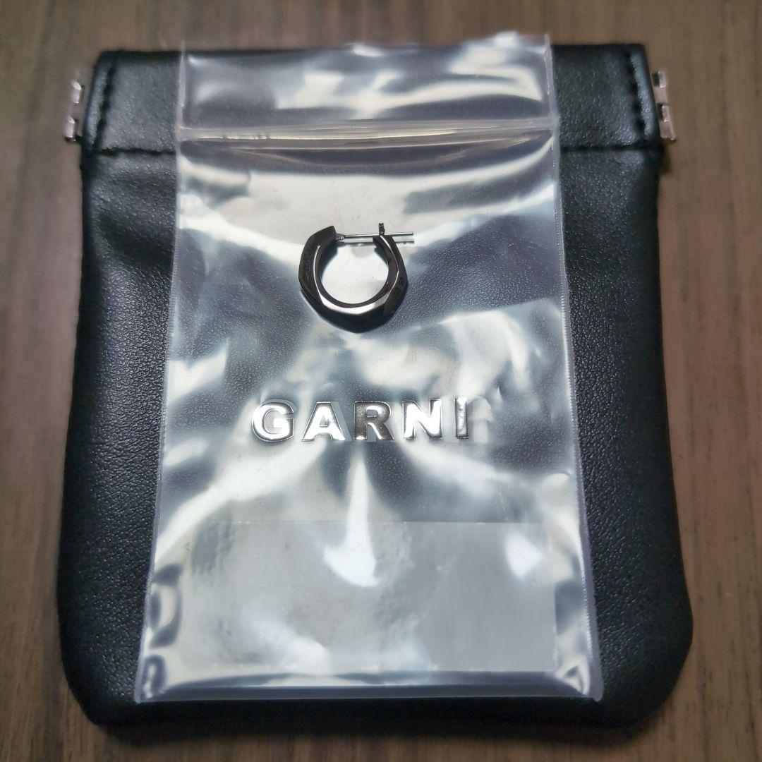 GARNI Crockery Pierce - L - BLACK　左耳用