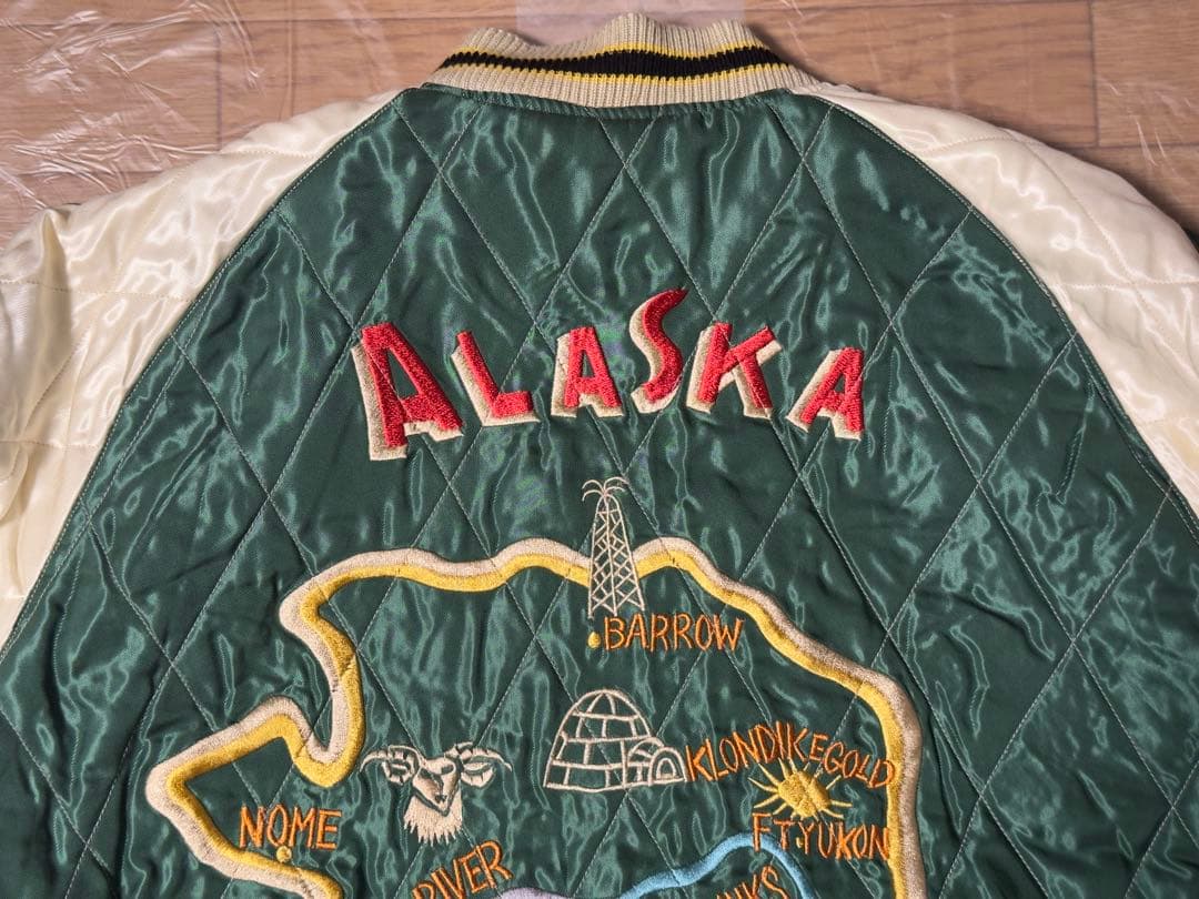 2022年秋冬 テーラー東洋 スカジャン 別珍 白熊 アラスカ