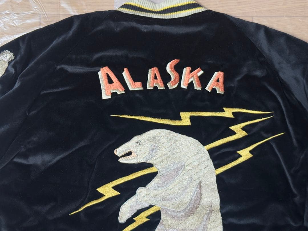 2022年秋冬 テーラー東洋 スカジャン 別珍 白熊 アラスカ