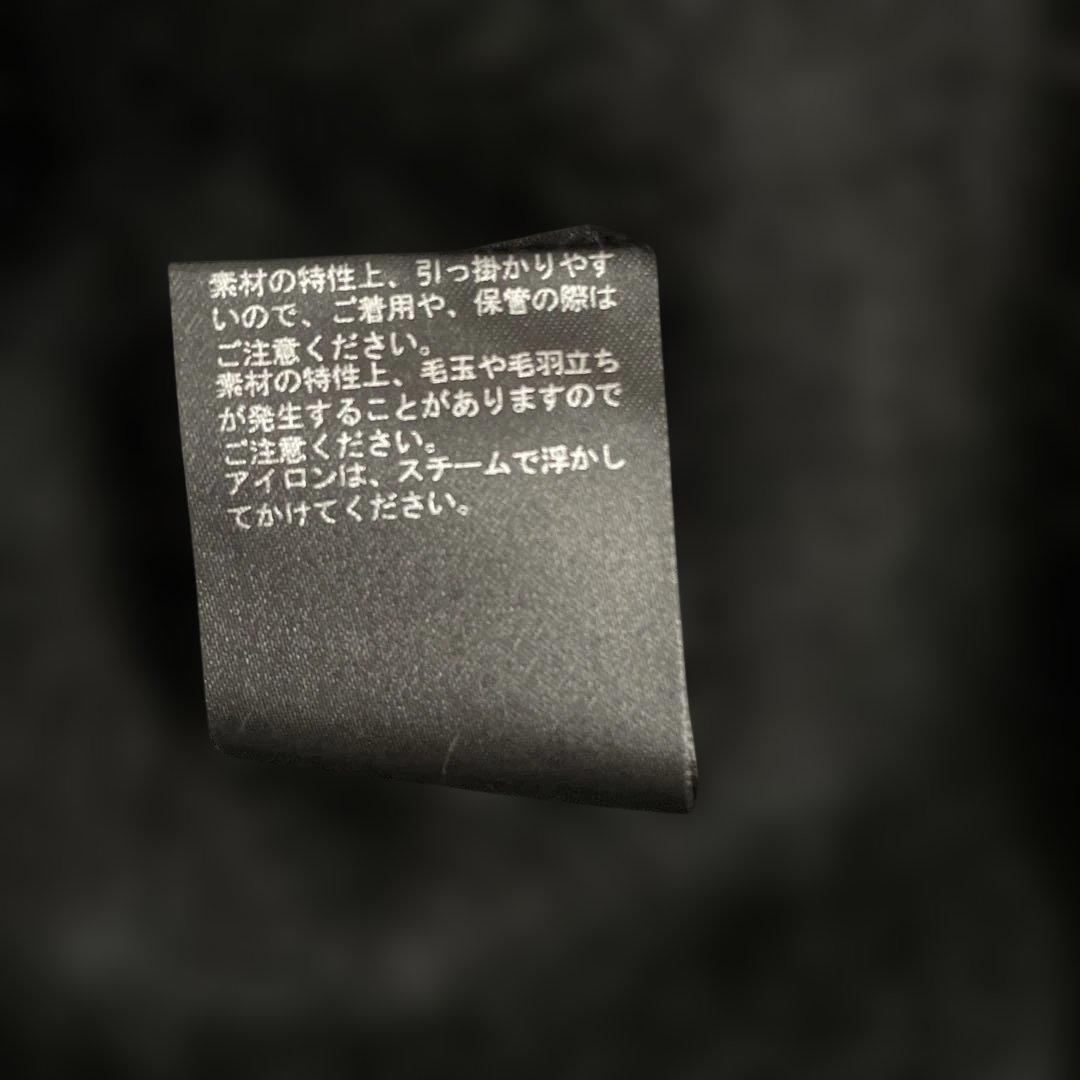 シュタインsssteinモヘアカーディガンブラックS