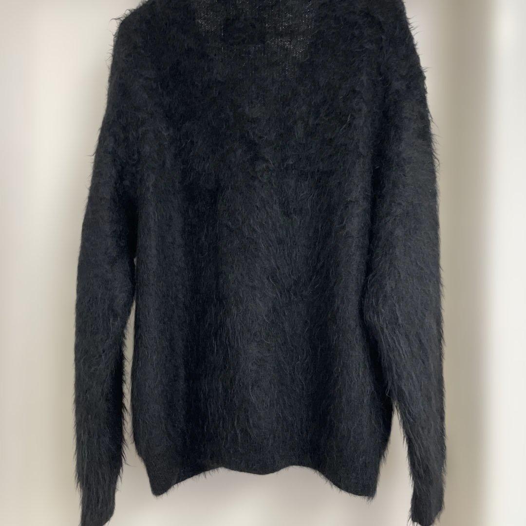 シュタインsssteinモヘアカーディガンブラックS