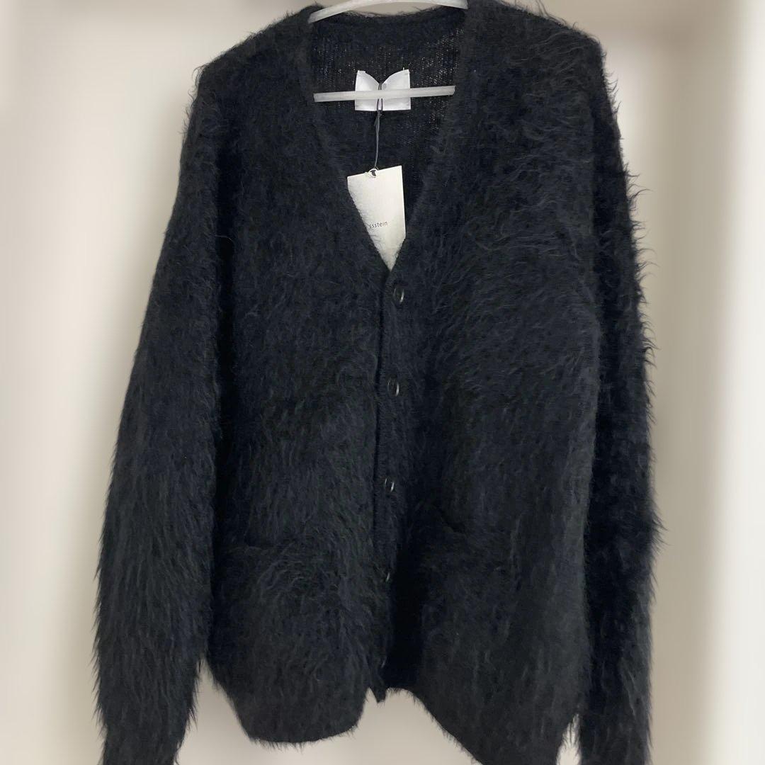 シュタインsssteinモヘアカーディガンブラックS