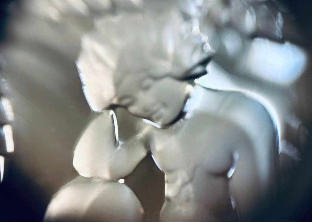 LALIQUE ラリック クリスタル飾り皿　裸女モチーフ