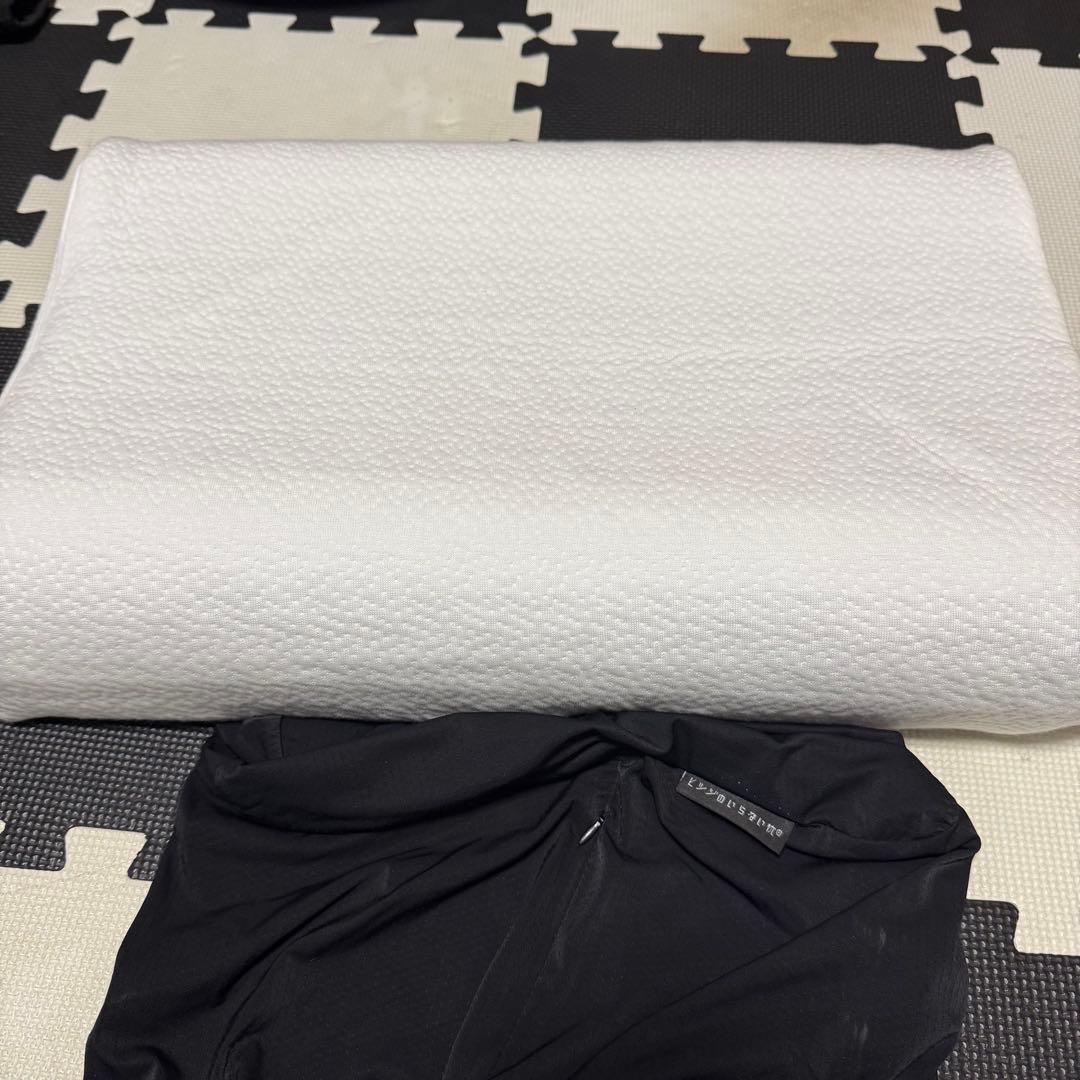 ヒツジのいらない枕至極 ブラックレーベル枕カバー付き