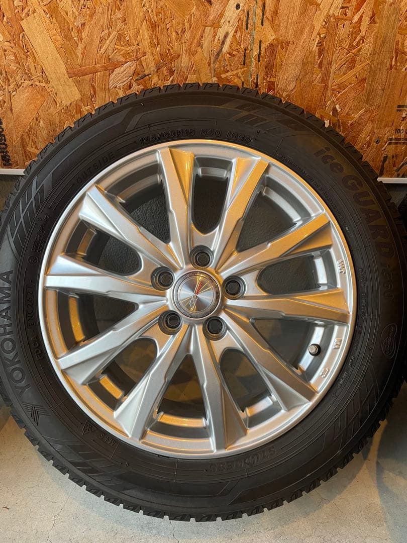 185/65R15 ヨコハマ　スタッドレス　weds