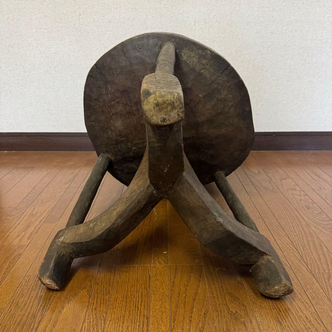 エチオピア ワレガ 椅子 チェアー アフリカ 古道具 ビンテージ 民芸 骨董