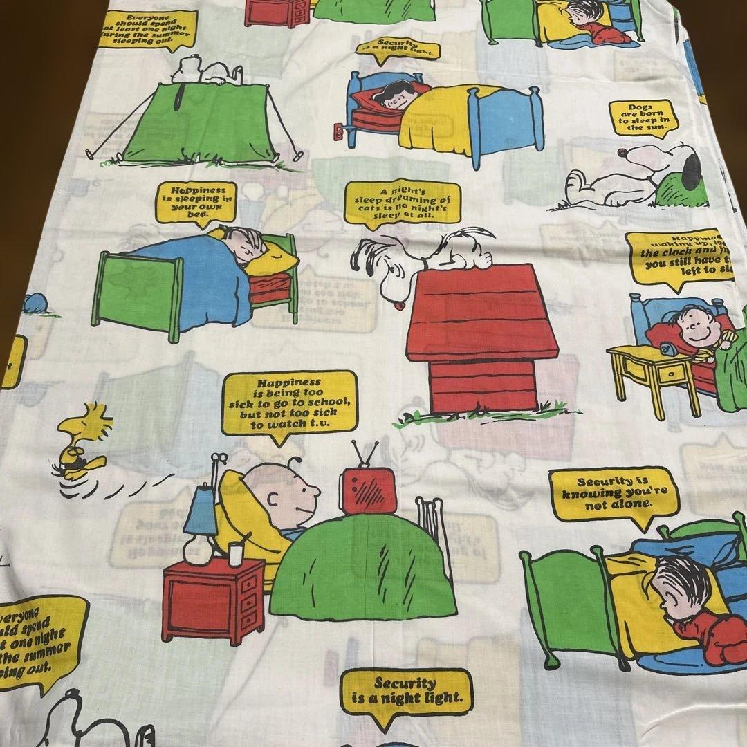 スヌーピー アンティーク シーツ