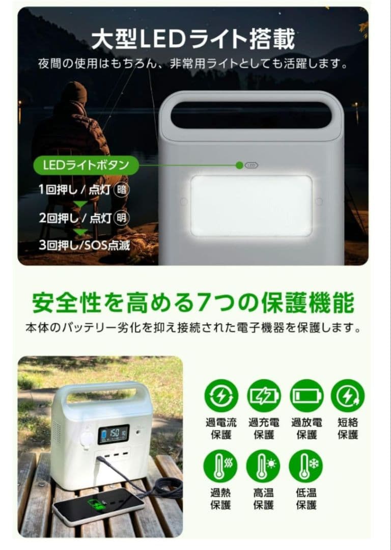 非常時にポタ電源200WリチウムイオンTL152W-KW227Wh 62400m