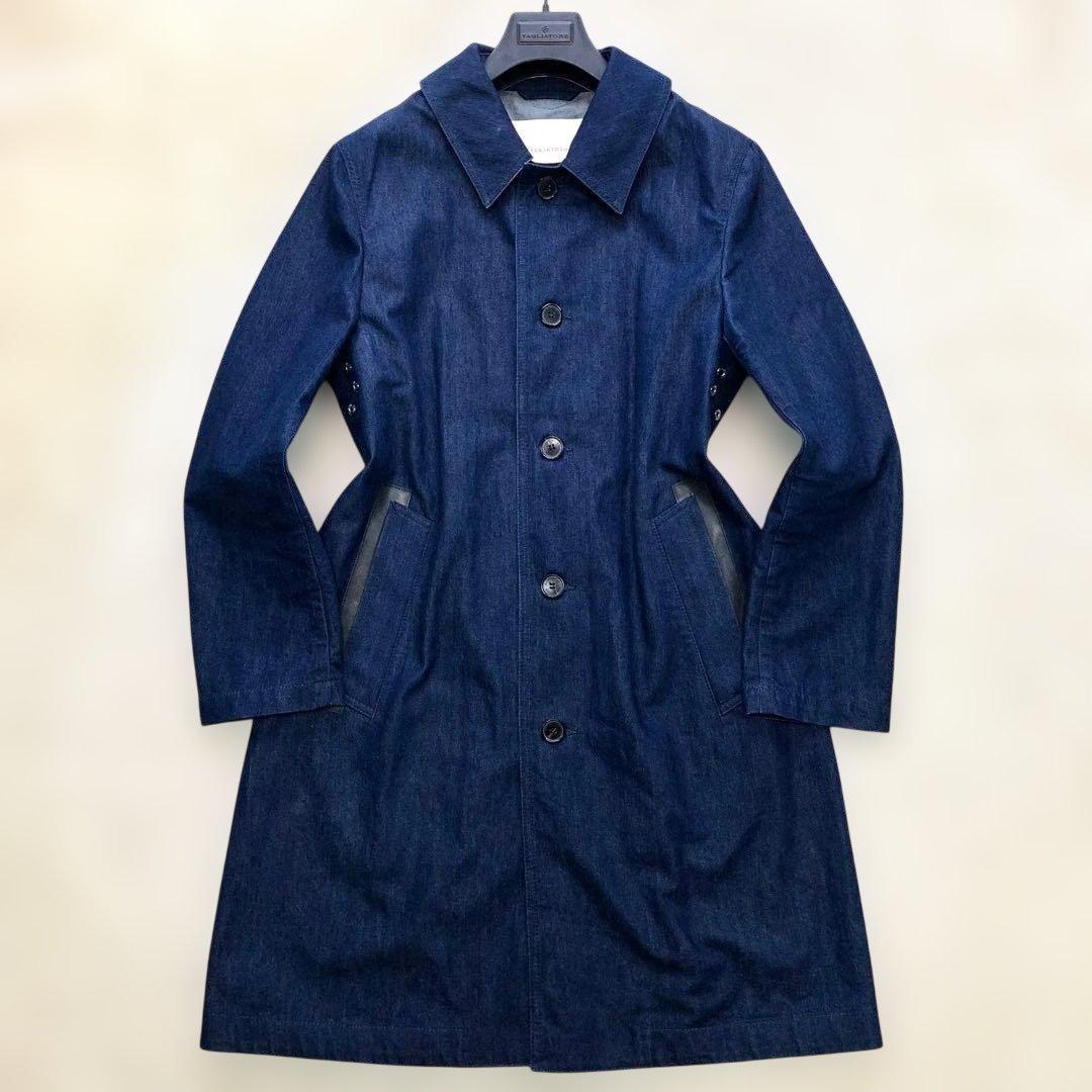美品/白タグ⭐マッキントッシュ シングルブレストデニムコート 36/S位
