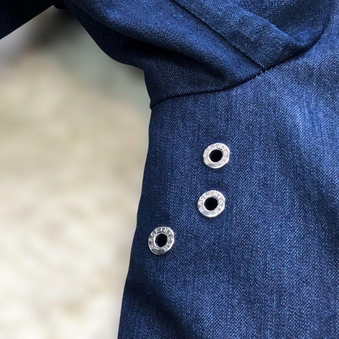 美品/白タグ⭐マッキントッシュ シングルブレストデニムコート 36/S位