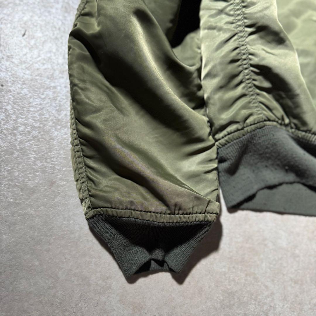 90s USA製 ALPHA MA-1 MA1 flight jacket M