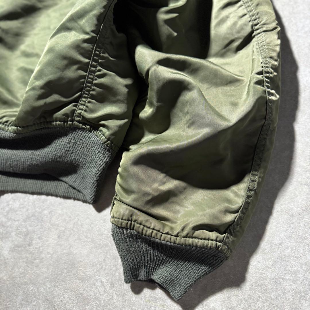 90s USA製 ALPHA MA-1 MA1 flight jacket M