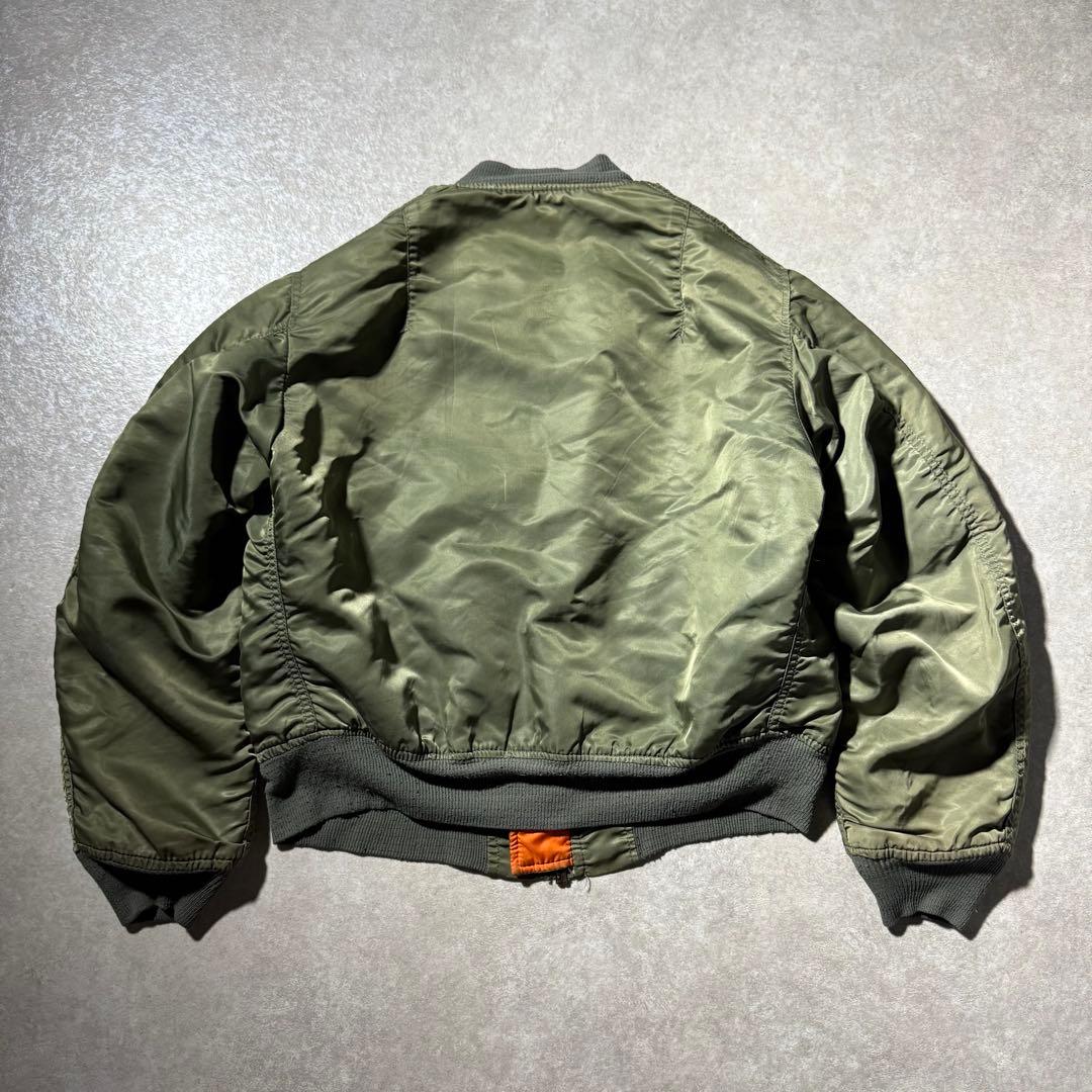 90s USA製 ALPHA MA-1 MA1 flight jacket M