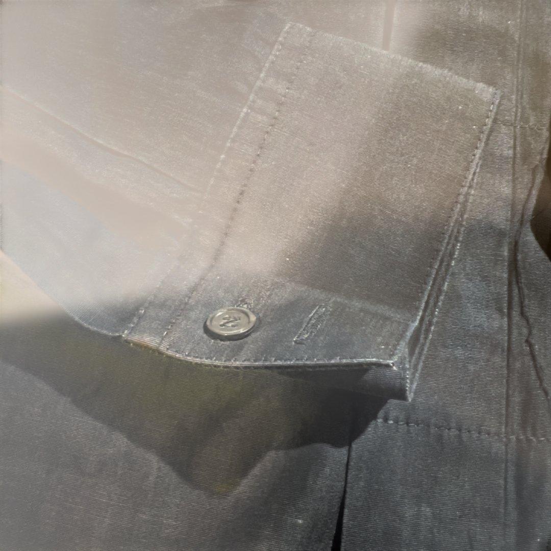 90s ダークショーンベルガー　比翼シャツ　ビンテージ ベルギー製　サイズS