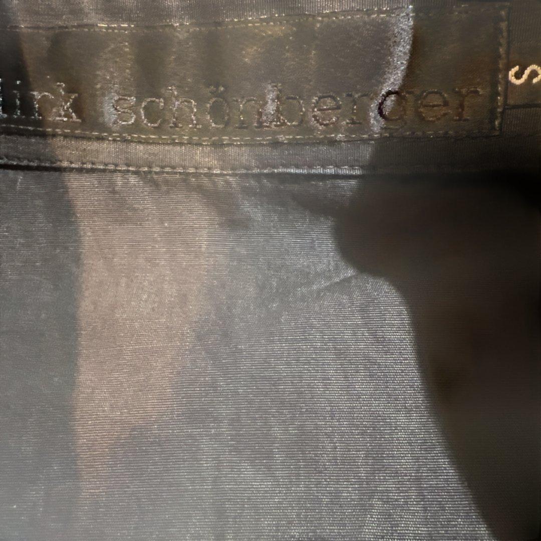 90s ダークショーンベルガー　比翼シャツ　ビンテージ ベルギー製　サイズS