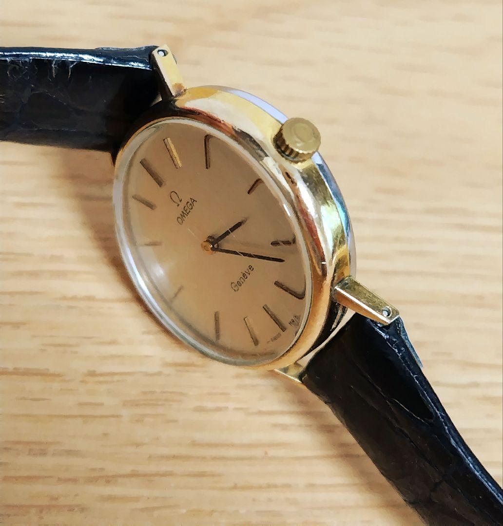 OMEGAオメガ Geneveジェノヴァ 手巻き腕時計 レディース