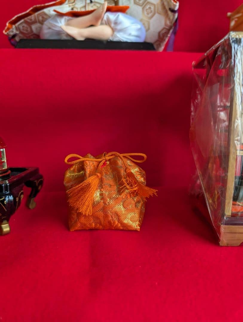 送料込【3出品全て落札必須 2/3】ひな人形 7段 15人飾り 40号（装飾品）