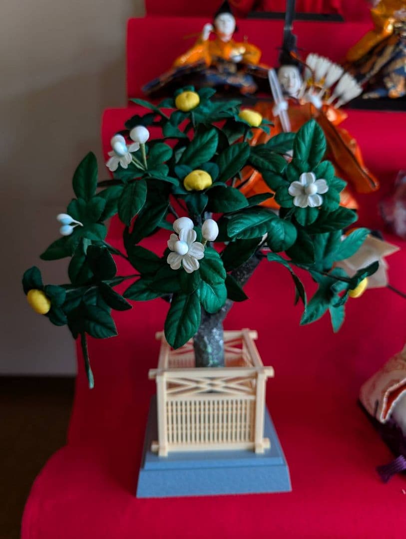 送料込【3出品全て落札必須 2/3】ひな人形 7段 15人飾り 40号（装飾品）