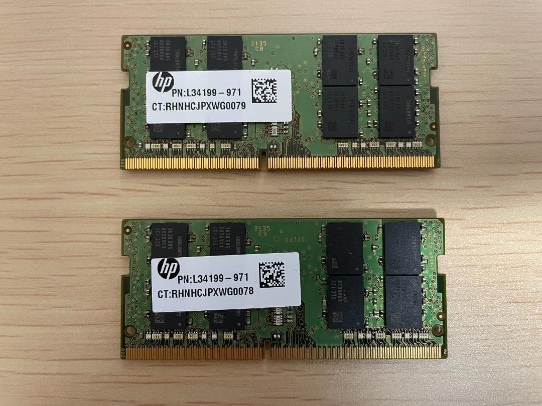 SAMSUNG製チップ DDR4 PC4-3200 32GB (16GBx2)
