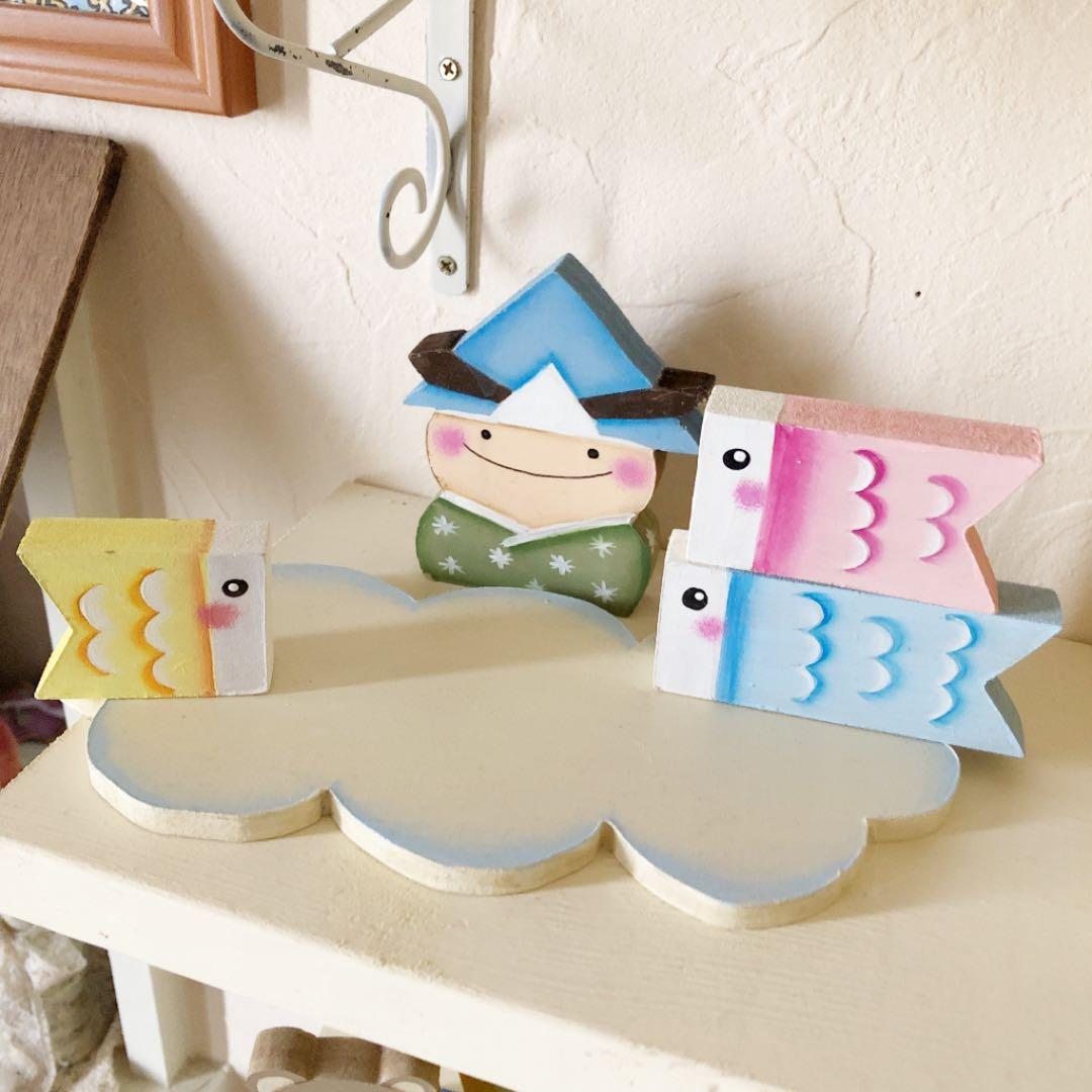 オリジナル木工 5月 こいのぼり♡トールペイント　こいのぼり