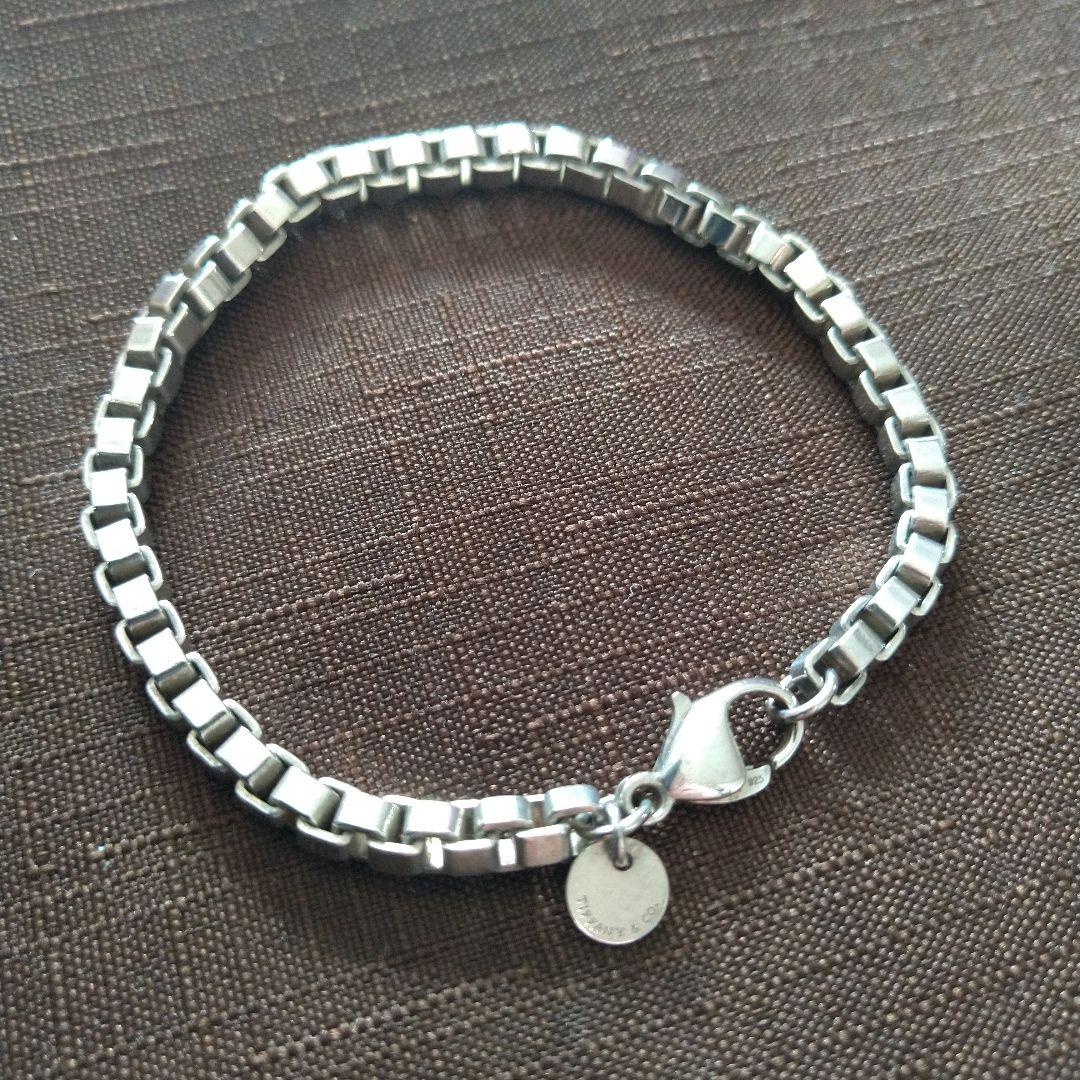 美品 Tiffany & Co. シルバー925 ベネチアンブレスレット