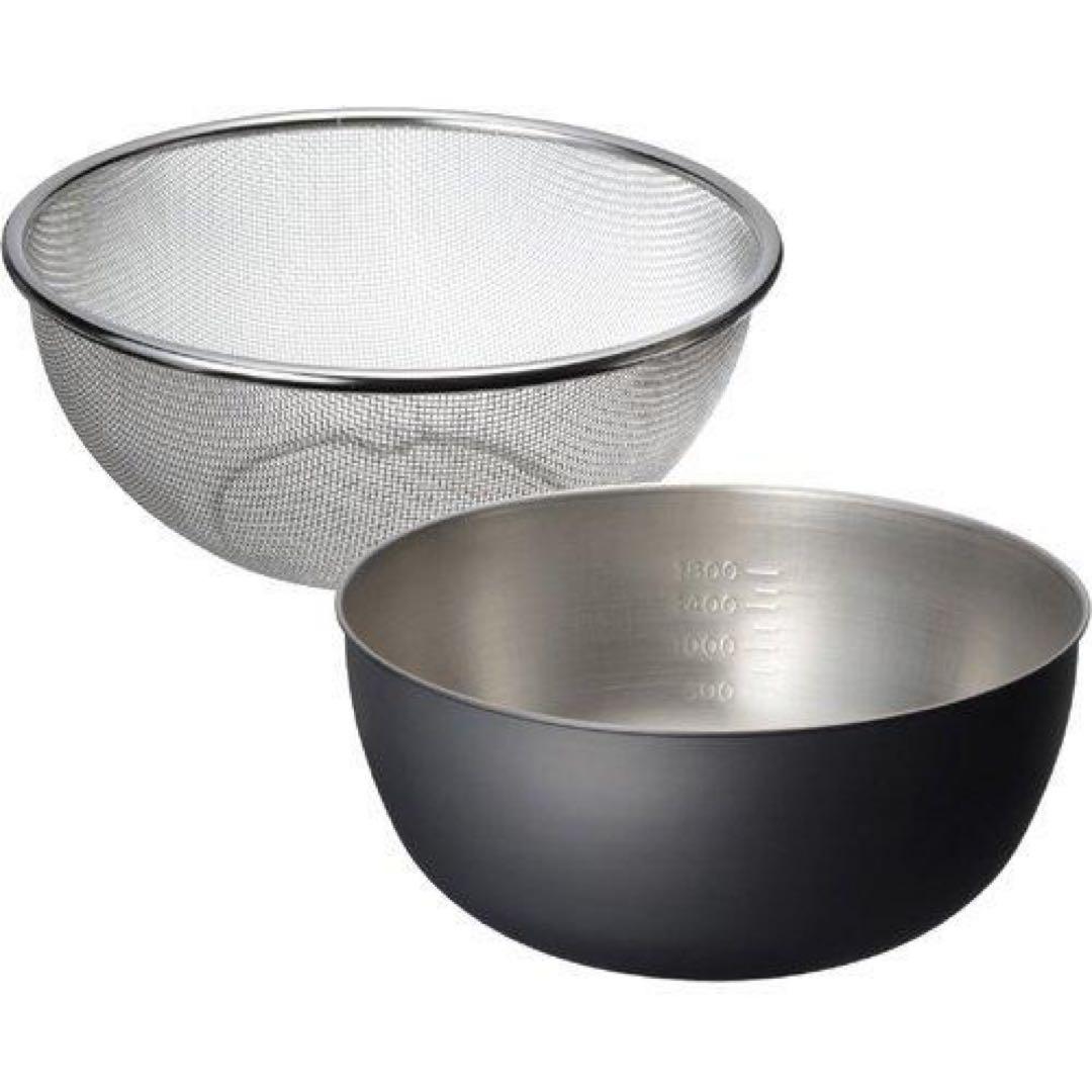 15cm 18cm 21cm おかって印 ステンレスざる・ボールセット