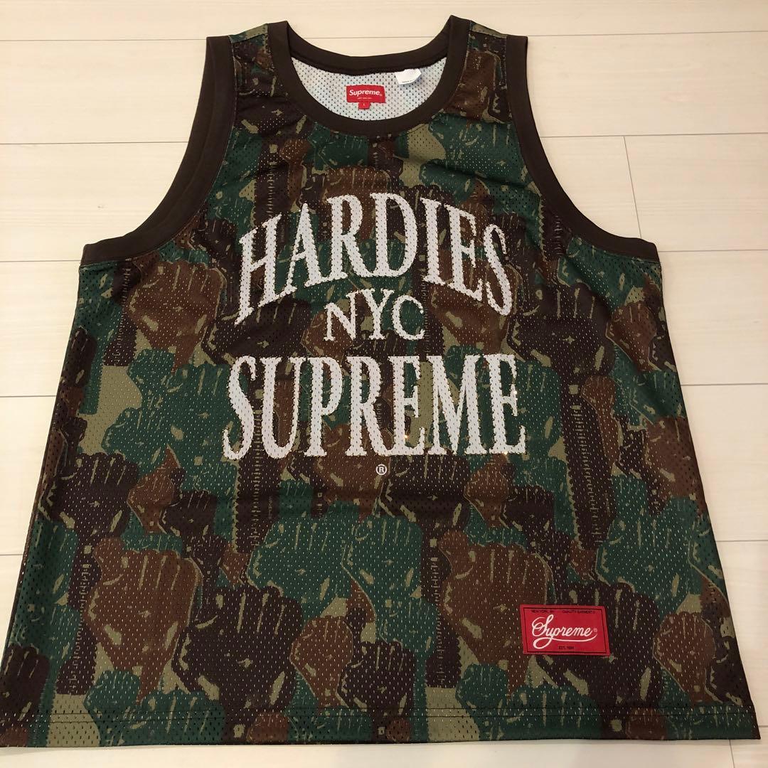 極美品 supreme hardies メッシュ タンクトップ 希少 迷彩 カモ