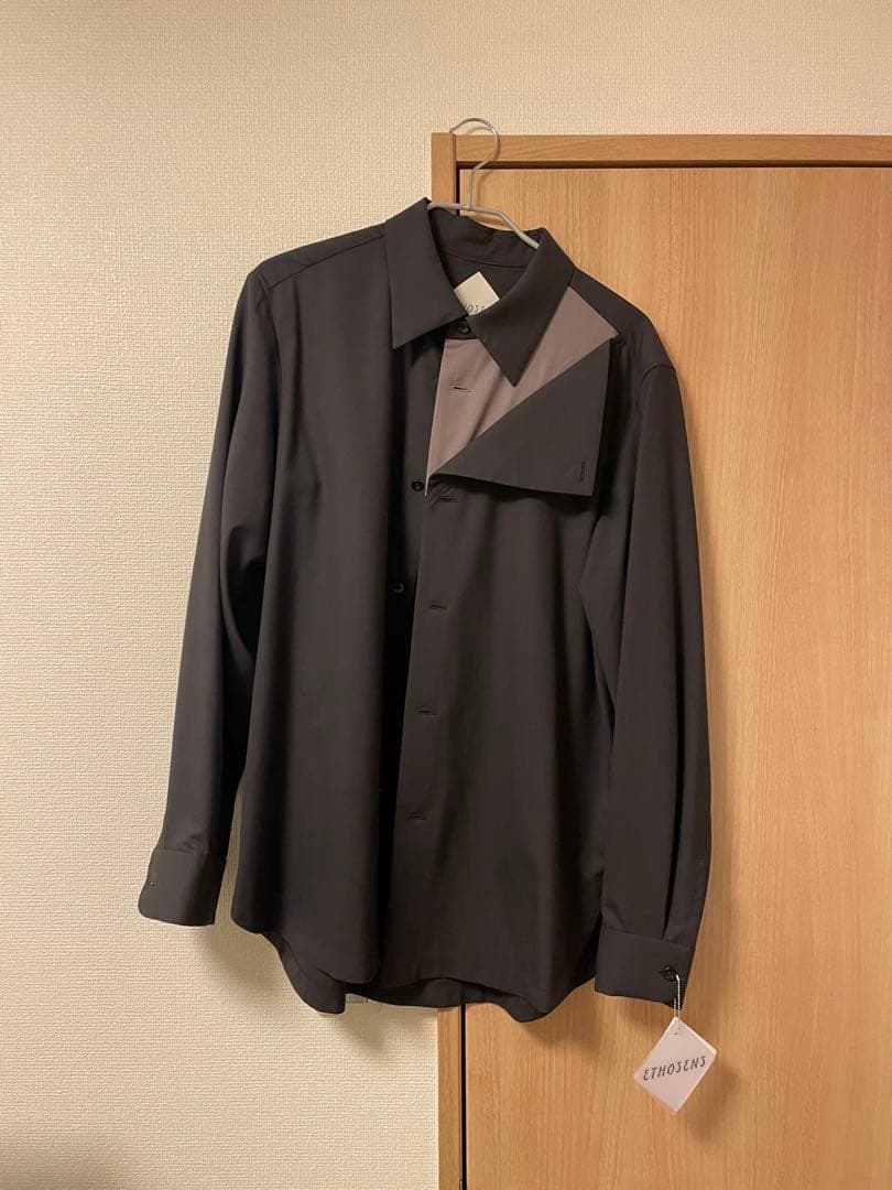 ETHOSENS Return shirt ブラック