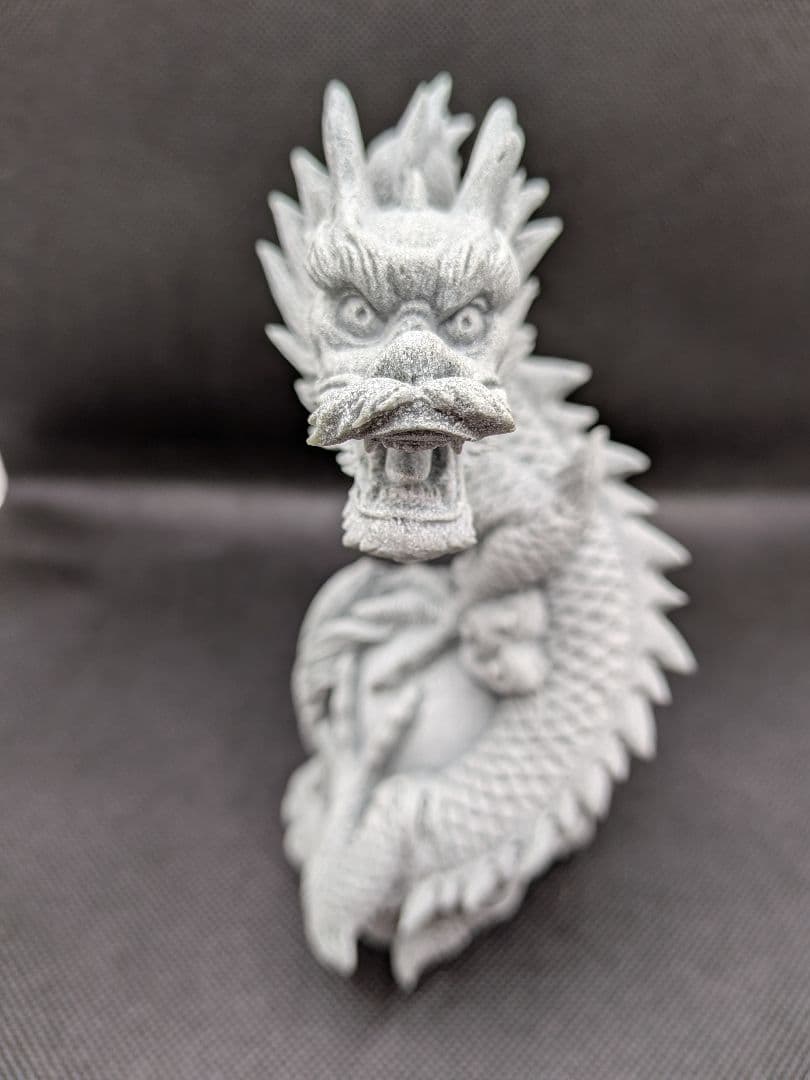 新入荷✨️ペア龍♡２体セット　龍の置物　青石彫刻　ドラゴン　縁起物　幸運　風水