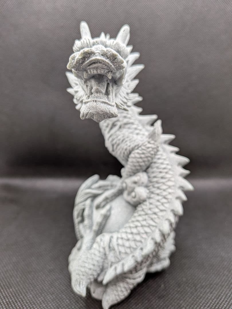 新入荷✨️ペア龍♡２体セット　龍の置物　青石彫刻　ドラゴン　縁起物　幸運　風水