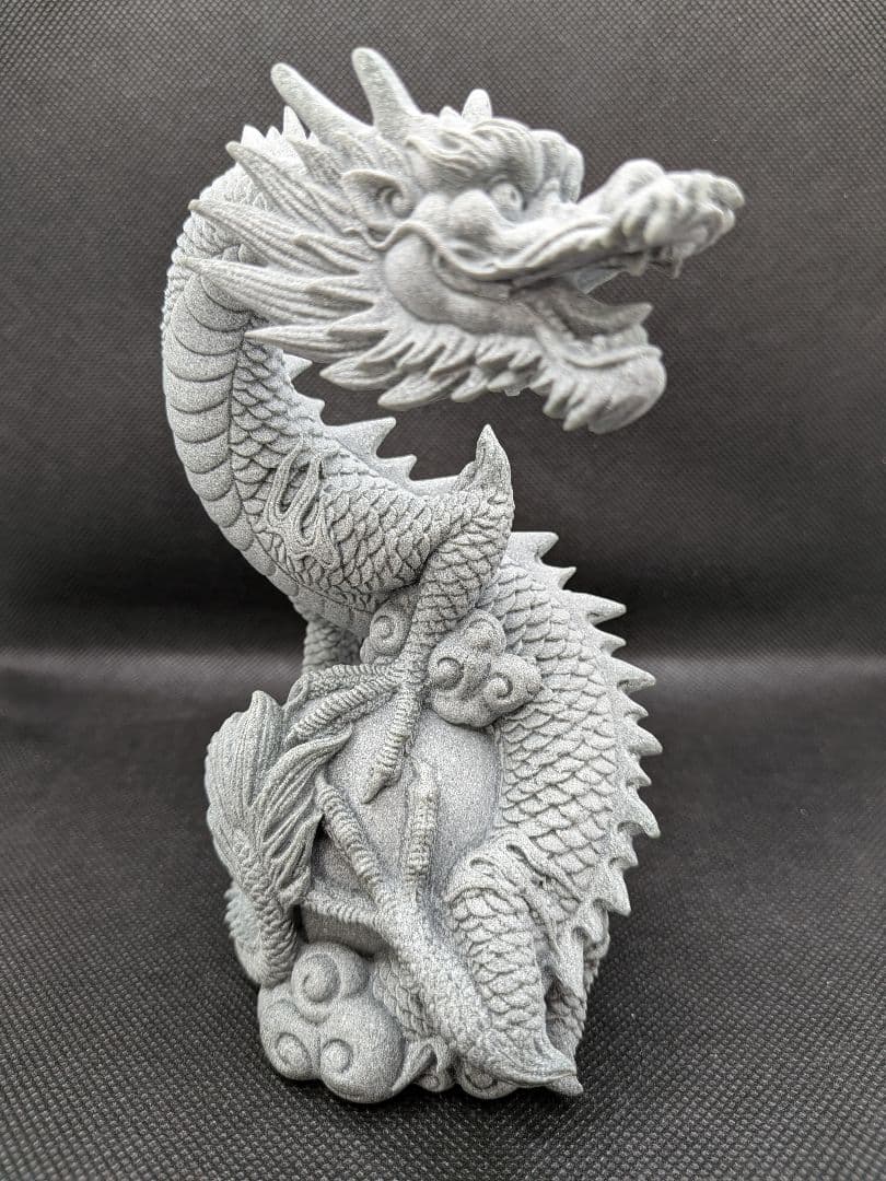 新入荷✨️ペア龍♡２体セット　龍の置物　青石彫刻　ドラゴン　縁起物　幸運　風水