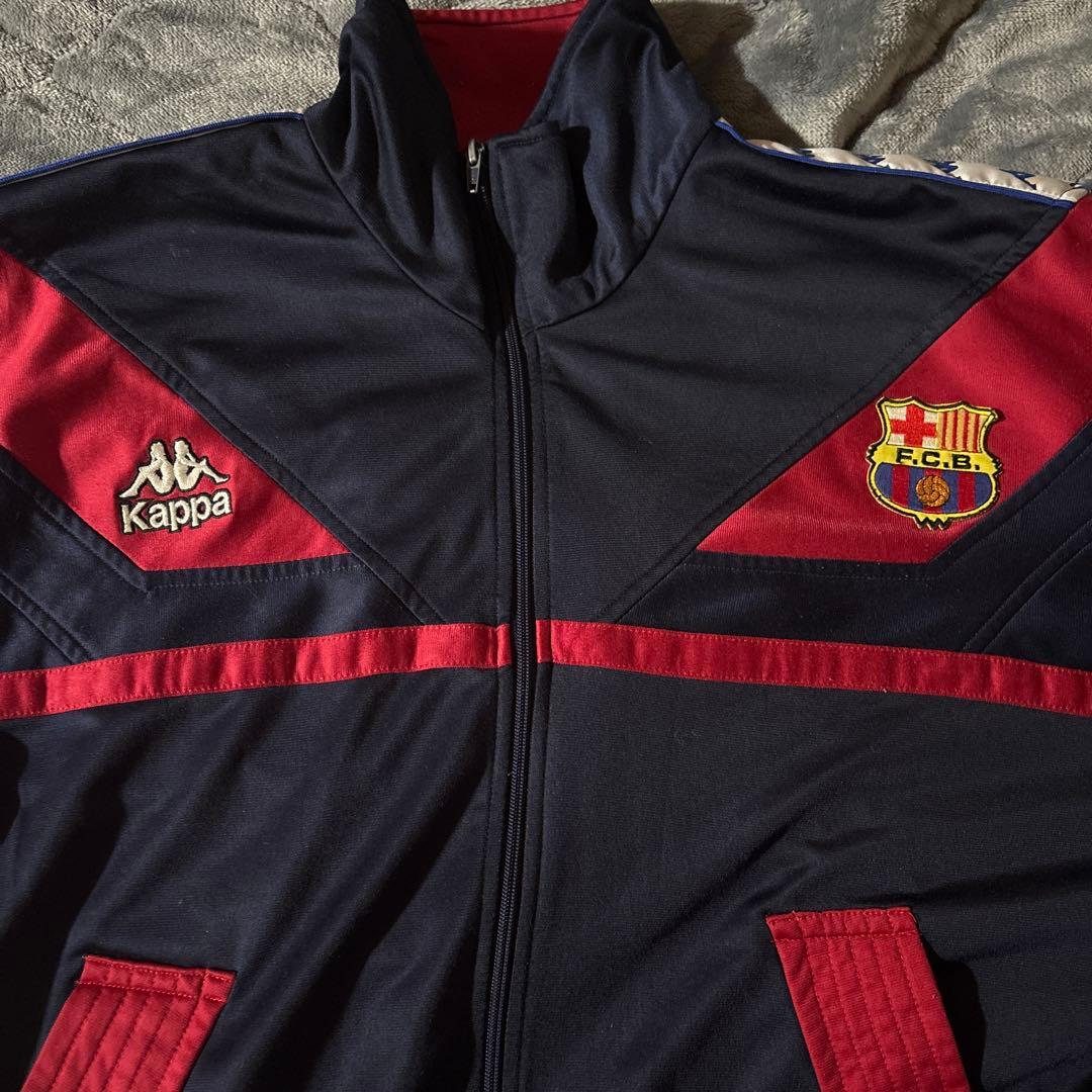 Kappa FC Barcelona ジャージ ネイビー/レッド