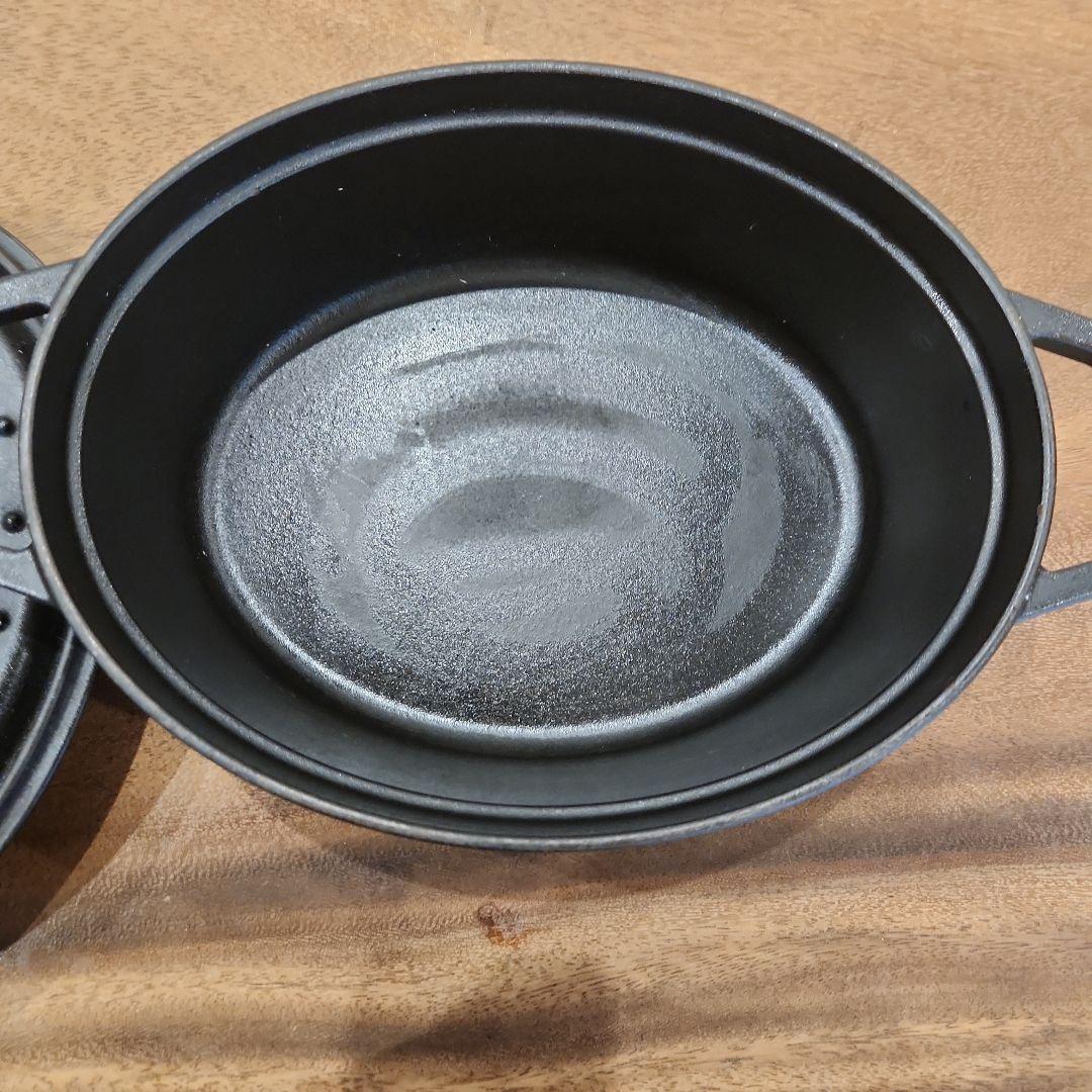 STAUBストウブ⚫︎LA COCOTTE⚫︎オーバル27cm⚫︎黒